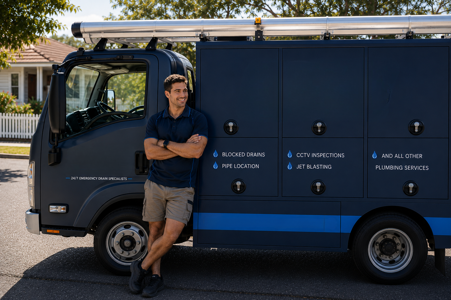 Plumber with Chatswood Blocked Drains van